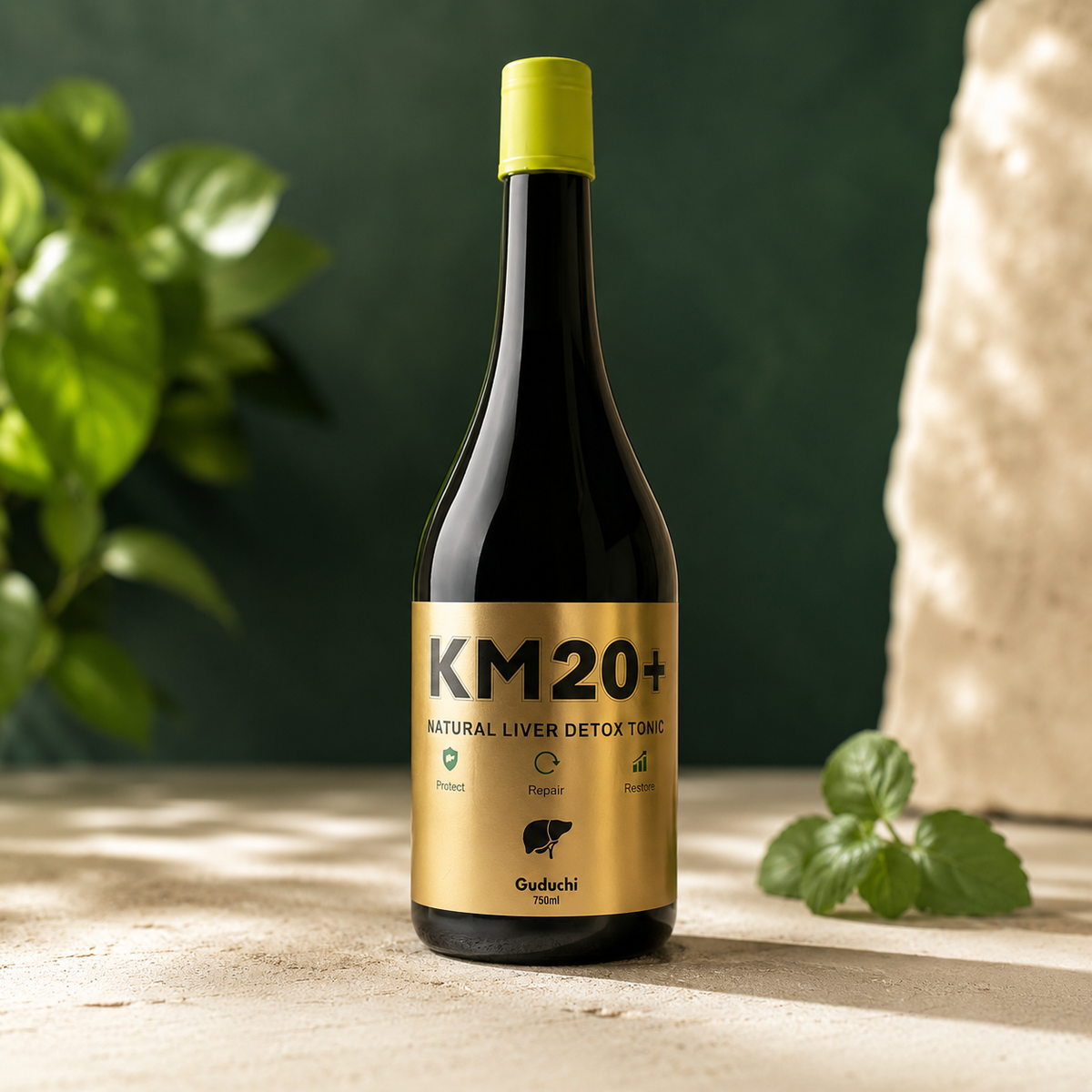 KM20+ Ayurvedic Wellness Blend | 20+ Herbs for Daily Liver Care